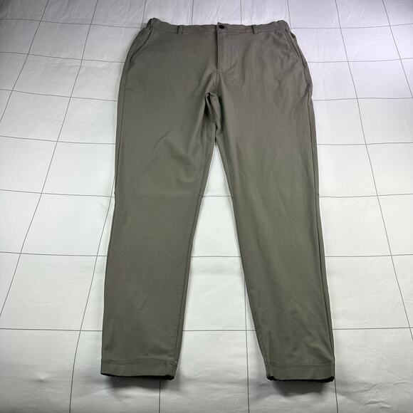 Cuts Clothing Pants Mens XL Taupe Tan AO Joggers Versaknit Stretch Tapered Work - Picture 1 of 13